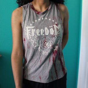 Freedom Rose tank top